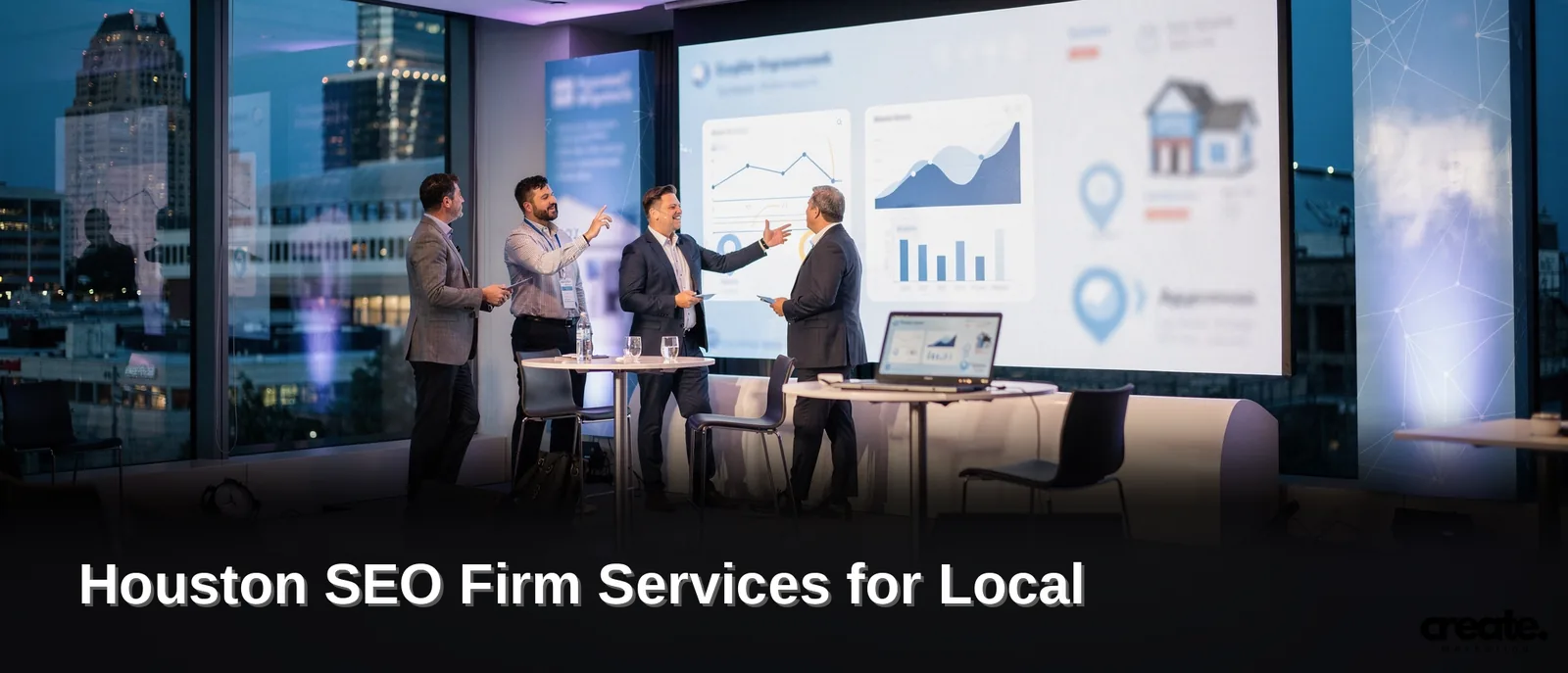 Houston SEO firm services typically bundle a full suite of professional SEO offerings built around